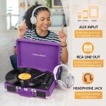 Portable Vintage Suitcase Vinyl Record Player