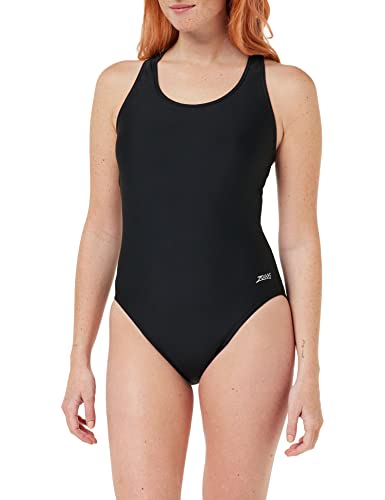 Zoggs Women's Coogee Sonicback Ecolast Swimwear, Black, 40 UK