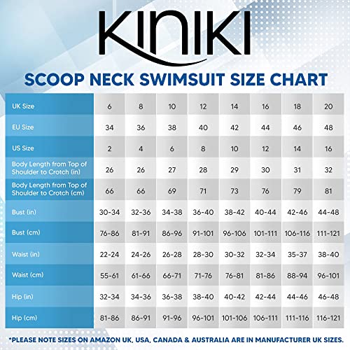 Kiniki Black Ladies Swimsuit One Piece Backless Women's Monokini - Handmade in England