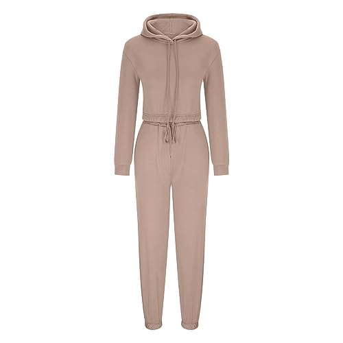 Tracksuit Womens Full Set UK Sale Clearance,Ladies Hoodies and Jogging Bottoms Cropped Tracksuits Autumn Winter Teenager Girls Track Suit Running Walking Hiking Yoga Gym Set Two Piece Outfit