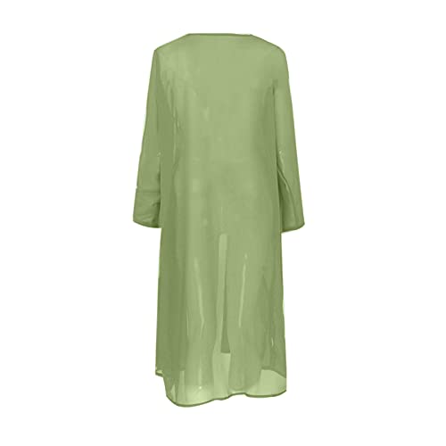 Women Dresses Clearance,Ladies Casual Floral Print O-Neck Sleeveles Dress Solid Chiffon Two-Piece Set UK Size Sale Work Dress Office Dress Plus Size Wedding Guest Dress