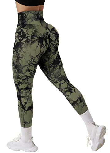 DOULAFASS Women Butter Seamless Leggings Yoga Pants High Waisted Tummy Control Sports Workout Gym Leggings