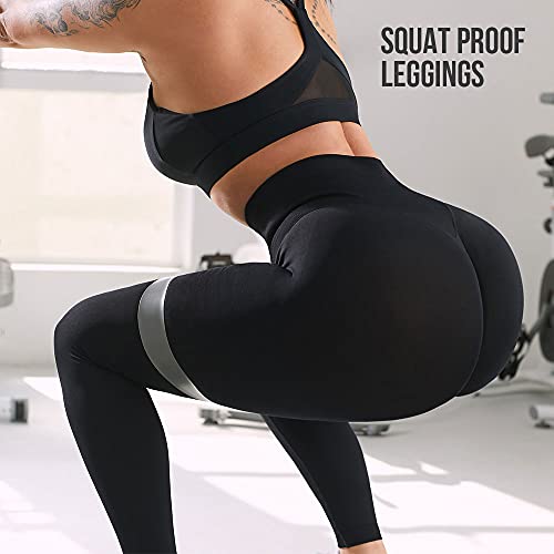 DOULAFASS Women Butt Lift Leggings, Seamless Gym Scrunch Bums High Waisted TIK Tok Leggings