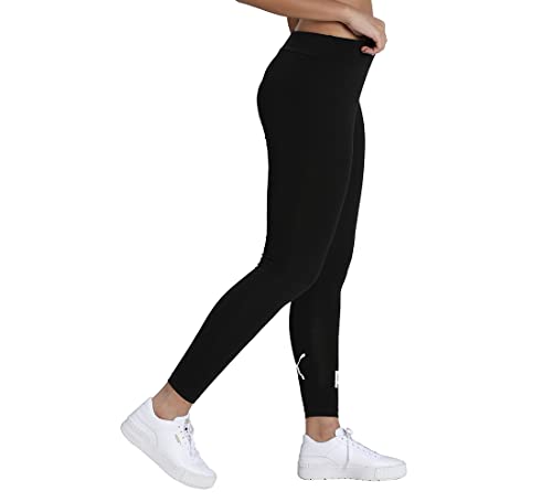 PUMA Women's Ess Logo Leggings Tights, Puma Black, M UK