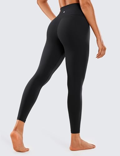 CRZ YOGA Women's Naked Feeling I High Waist Tight Yoga Pants Workout Leggings - 25 Inches Black-R009 14