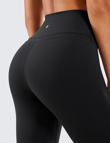 CRZ YOGA Women's Naked Feeling I High Waist Tight Yoga Pants Workout Leggings - 25 Inches Black-R009 14