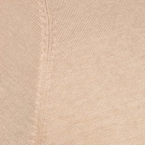 Amazon Essentials Women's Lightweight Longer Length Cardigan Jumper (Available in Plus Size), Camel Heather, M