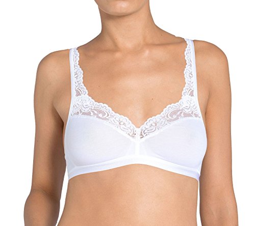 Sloggi Women's Romance Non-Wired Bra White, 40C