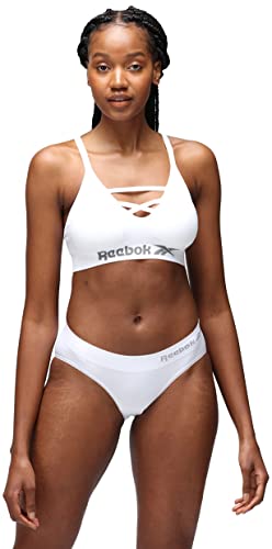 Reebok Women's Seamless Bra Maryna, White, L