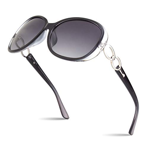 Polarised Sunglasses Womens Trendy Oversized Ladies Shades UV400 Protection Retro CAT3 Sun Glasses