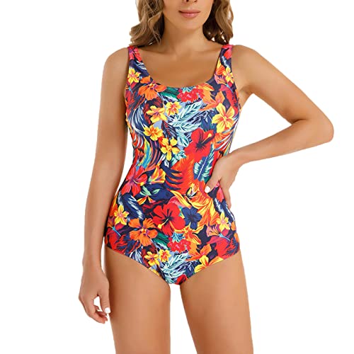 AMhomely Swimming Costume Women Tummy Control One Piece Swimsuit Womens Splice Bandage One-Piece Bikini Push-Up Pad Swimwear Monokini Beachwear Swimming Costumes Swimwear Sale Clearance