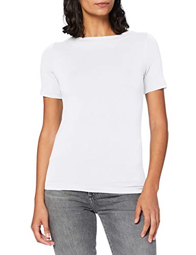 Vero Moda Women's Vmpanda Modal S/s Top Ga Noos T-Shirt, Bright White, M