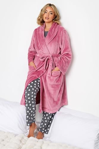 Yours Curve Essential Shawl Dressing Gown - Women's - Plus Size Curve