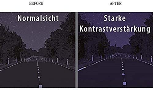 AKAMAS 2 Pack HD Night Day Vision Driving Wrap Around Anti Glare Sunglasses with Polarized Lens for Man and Women