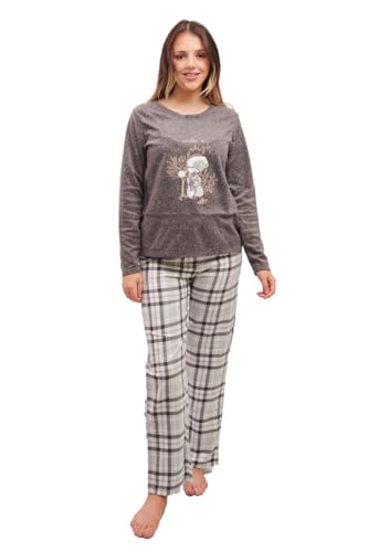 Ex High Street Brand Tatty Teddy Pyjamas for Women, Fleece Pjs for Women Sets Ladies Pyjamas Lounge Wear Sets for Women UK 4-22 Disney Gifts for Women
