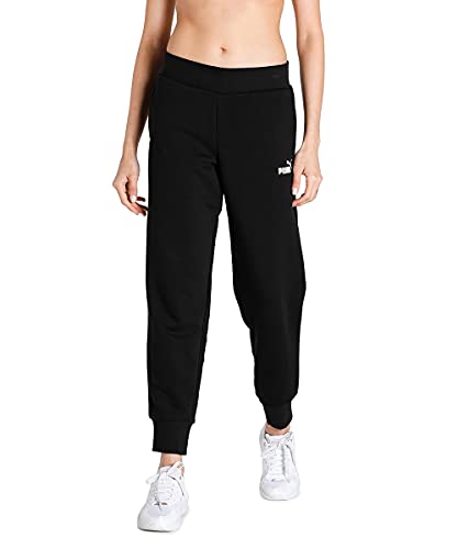 PUMA Women's Sweatpants Tr Cl Knitted Pants, Puma Black, L UK