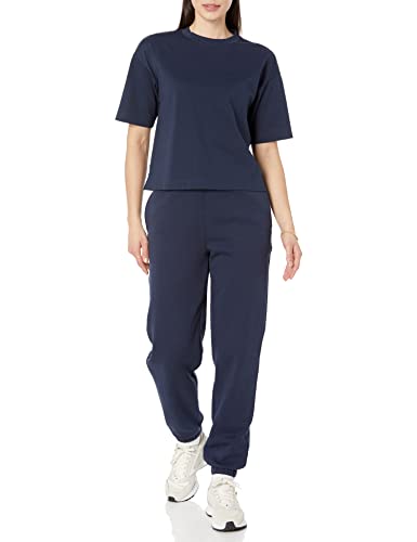 Amazon Essentials Women's Relaxed Jogger (Available in Plus Size), Navy, S