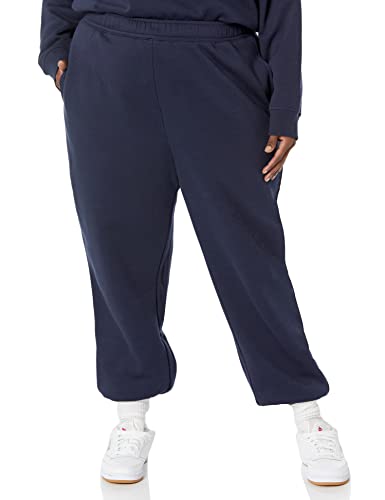 Amazon Essentials Women's Relaxed Jogger (Available in Plus Size), Navy, S