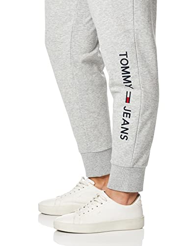Tommy Hilfiger Women's Women's Jogger Sweatpants, Stone Grey Heather, L UK