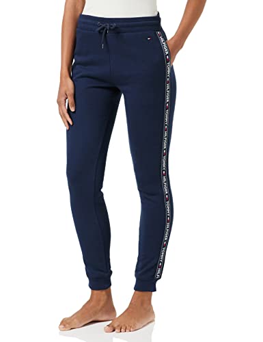 Tommy Hilfiger Women Sweatpants Long, Blue (Navy Blazer), M