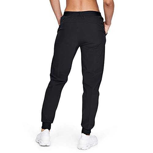 Under Armour Women's UA Armour Sport Woven Pant, women's comfortable tracksuit bottoms, jogger bottoms with tapered leg