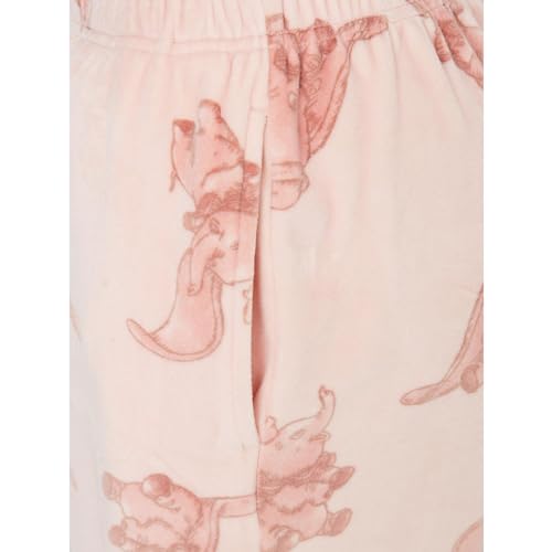 K Collection Ladies Ex Store Velour Pyjamas - Warm Fleece Soft PJs for Women - Loungewear Nightwear - Assorted Designs - Sizes 4-22 (8-10, Dumbo)