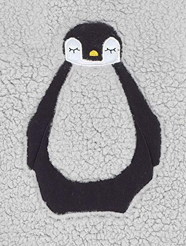 Daisy Dreamer Womens Snuggle Pyjama Set Ladies Loungewear Pyjamas Warm Soft Fleece Pj Lounge Sets, Medium (UK 12-14), Grey Penguin