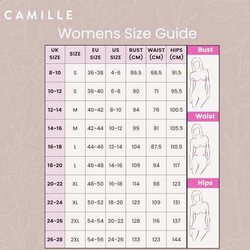 Camille Womens 2 Piece Super Soft Pyjama Set - Grey & White Star Print Thick Fleece Full Length PJ Set - Long Sleeves & Elasticated Waist for Ultimate Comfort and Warmth 14-16