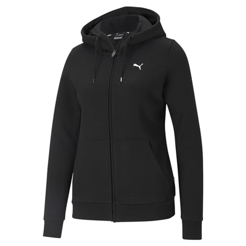 PUMA Women's Ent22 Hoody Y Sweat Jacket, Black, L