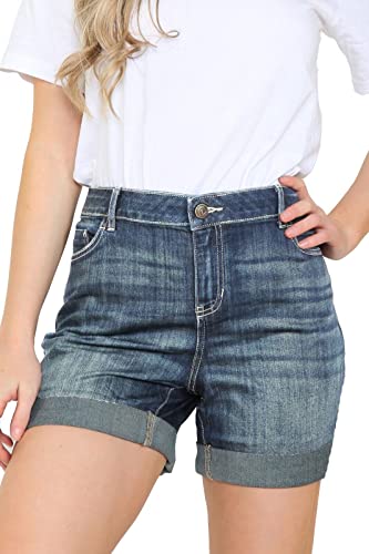 Ex High Street Brand Summer Denim Shorts for Women, High Waist Shorts Women Jeans Short Holiday Essentials Womens Clothes UK 6-22 Ladies Denim Shorts