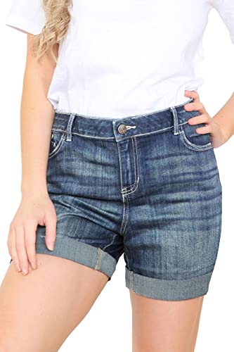 Ex High Street Brand Summer Denim Shorts for Women, High Waist Shorts Women Jeans Short Holiday Essentials Womens Clothes UK 6-22 Ladies Denim Shorts