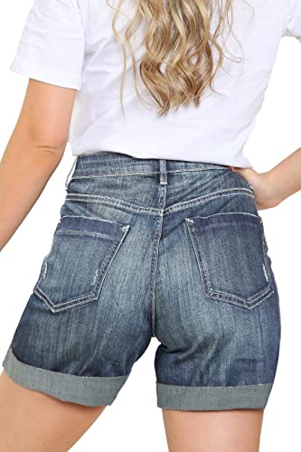 Ex High Street Brand Summer Denim Shorts for Women, High Waist Shorts Women Jeans Short Holiday Essentials Womens Clothes UK 6-22 Ladies Denim Shorts