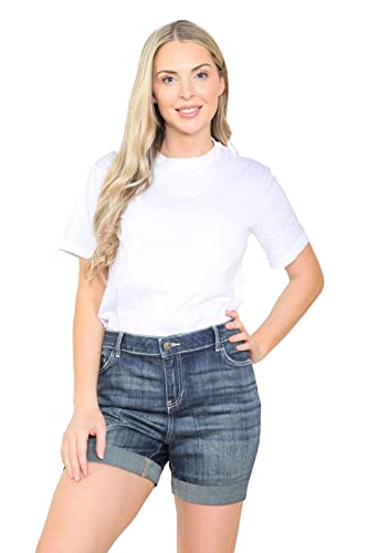 Ex High Street Brand Summer Denim Shorts for Women, High Waist Shorts Women Jeans Short Holiday Essentials Womens Clothes UK 6-22 Ladies Denim Shorts