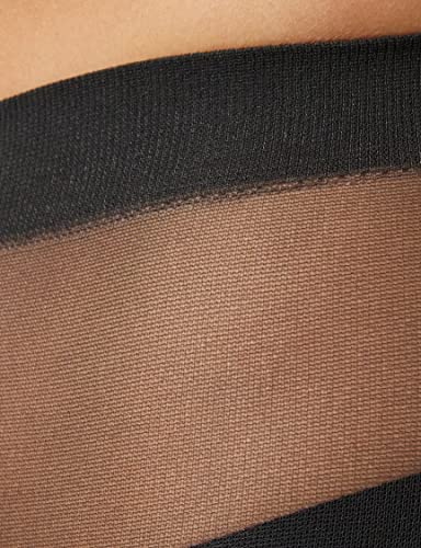 Charnos Women's 10 Denier Gloss Tights, Black (Barely Black 103), M UK