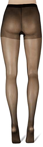 Charnos Women's 10 Denier Gloss Tights, Black (Barely Black 103), M UK