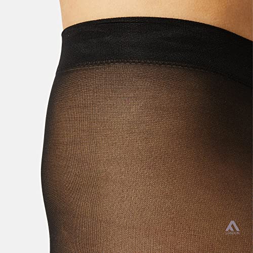 FM London Collants 40 Deniers (Lot De 5) Tights Women's , Black , M