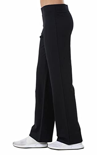 UC Ex Famous Store Straight Leg Joggers for Women, Ladies Cotton Rich Jogging Bottoms Black