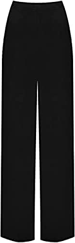 Ladies Plus Size Palazzo Trousers Baggy Flared Wide Womens Leg Pants Sizes 12-30 (as8, Numeric, Numeric_16, Numeric_18, Regular, Regular, Black 16-18)