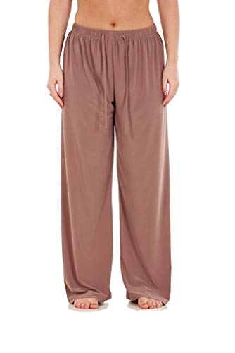 Apparel Ladies Women Trouser Elasticated Wide Leg High Waist ITY Regular Pants Black Red