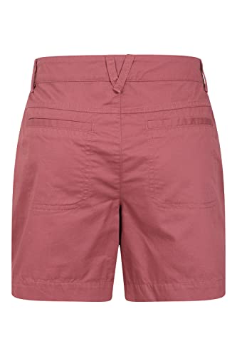 Mountain Warehouse Lakeside II Womens Shorts - Light Ladies Shorts, Durable Summer Shorts, Cosy Ladies Shorts, Cotton Shorts for Women - for Beach, Picnics Dark Pink 16