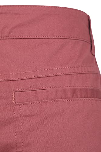 Mountain Warehouse Lakeside II Womens Shorts - Light Ladies Shorts, Durable Summer Shorts, Cosy Ladies Shorts, Cotton Shorts for Women - for Beach, Picnics Dark Pink 16