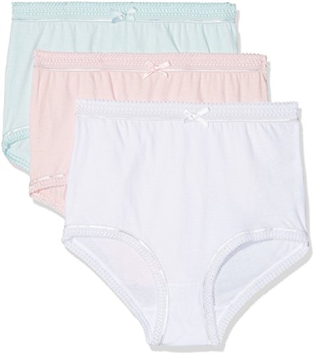 Marlon Women's Victoria Full Brief, Multicolour (Asstd (White, Pink, Blue) Asstd (White, Pink, Blue), 22 (Size: 20/22) (Pack of 3)