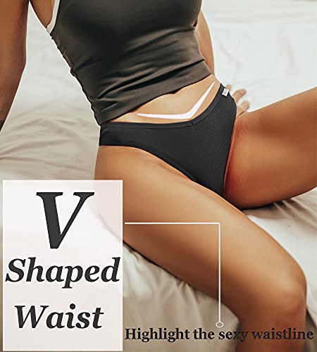 FINETOO 10er Ladies Pants Sexy Lingerie Cotton Briefs Shorts Tangas Brazilian Knickers Soft Bikinis for Women Seamless Underwear Set Multipack