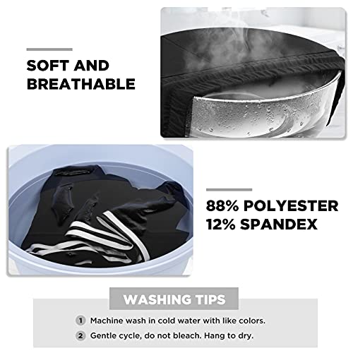 Stanpetix Joggers for Women - Womens Sweatpants with Pockets Sport Pants Black Trousers for Women UK（Black with White Strip, M