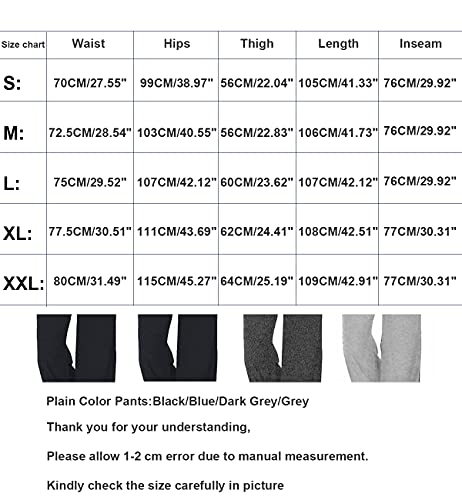 Famulily Women Comfy Plain Lounge Pants Trousers Sweatpants Dark Grey XL