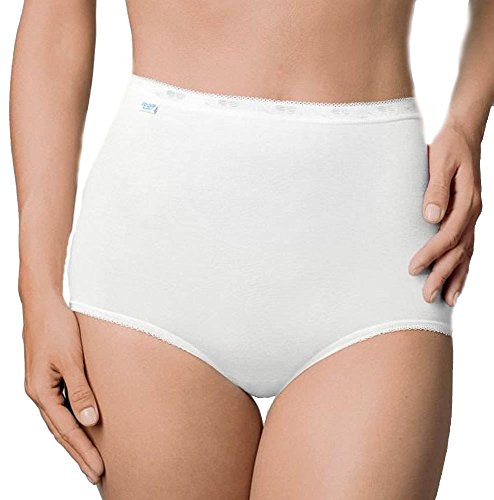 Sloggi Women's Basic+ Maxi Brief 2 Pack White, 16