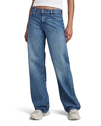 G-STAR RAW Women's Judee Loose Jeans, Blue (faded waterfront D22889-D301-D895), 28W / 32L