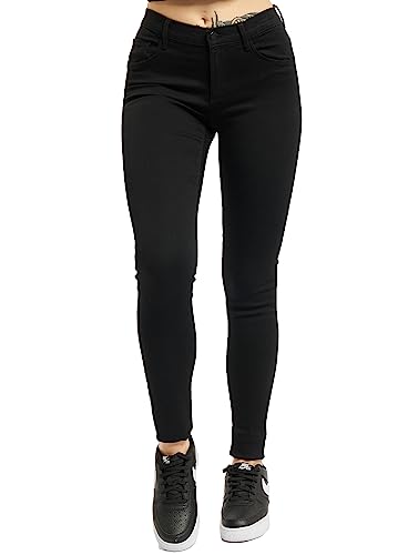 ONLY Women's Onlrain Reg Skinny Fit Jeans Skinny fit Jeans, Black, XL / 30L