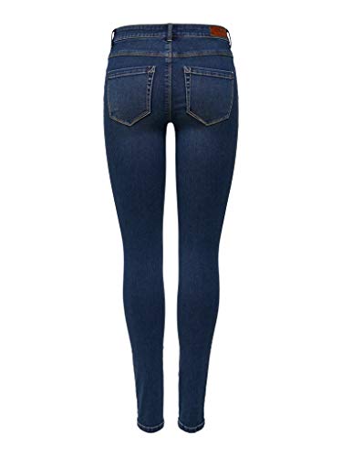 ONLY NOS Women's Onlroyal Reg Skinny Jeans, Blue (Dark Blue Denim Dark Blue Denim), M /L32 (Manufacturer Size: M /L32)