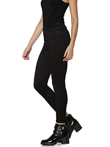 ONLY Women's Royal High Sk Jeans 600 Jeans, Black Noos, XL / 30L